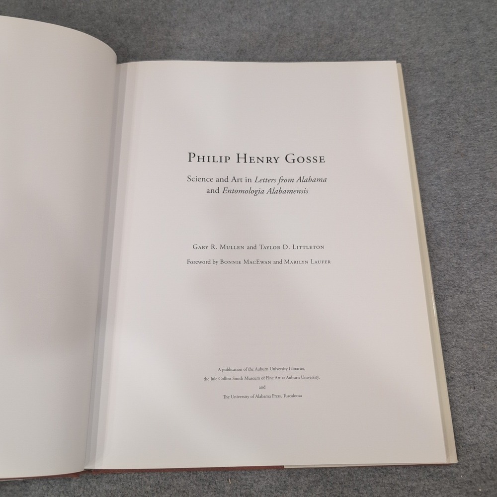 Philip Henry Gosse Science and Art in Letters from Alabama Hardcover Book 2010 - Picture 5 of 8